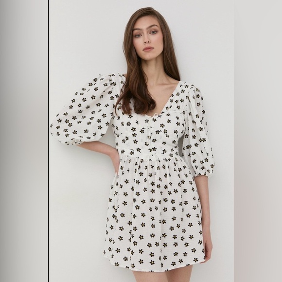 EUC For Love & Lemons- Connie Mini Dress. Size S - Picture 2 of 10